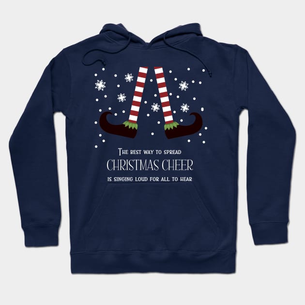 Christmas Cheer Hoodie by CafePretzel